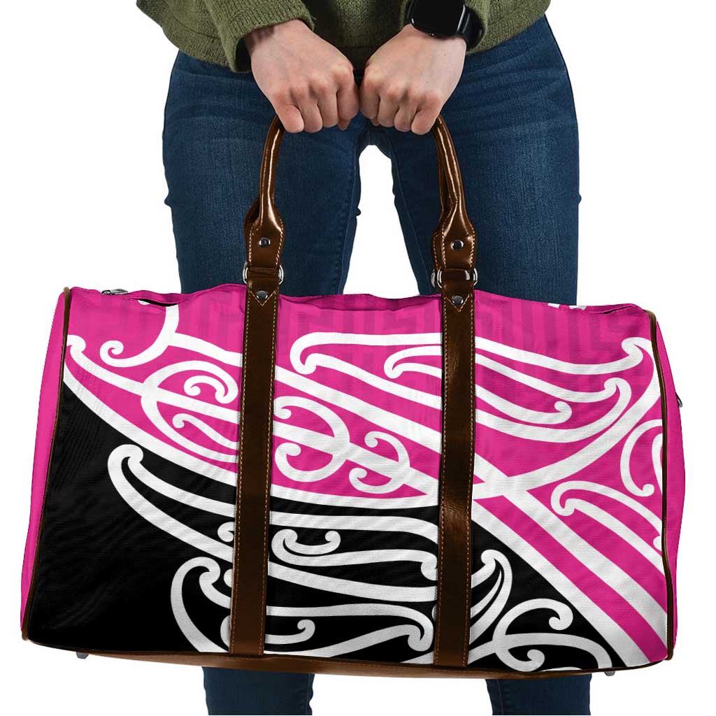 All Pink New Zealand Kowhai Ngutukak Travel Bag LT9 Pink - Polynesian Pride
