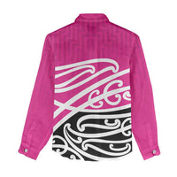 All Pink New Zealand Kowhai Ngutukak Women Casual Shirt - Polynesian Pride