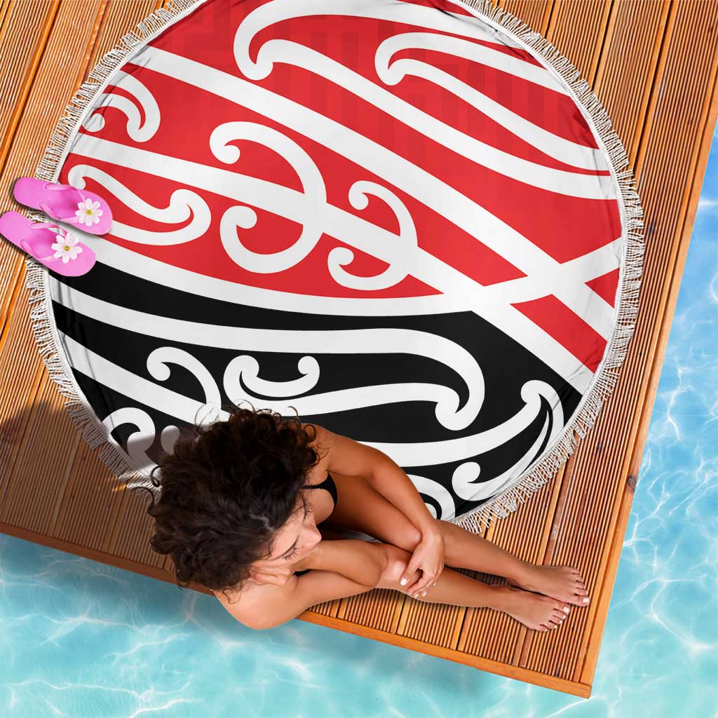 All Red New Zealand Kowhai Ngutukak Beach Blanket - Polynesian Pride