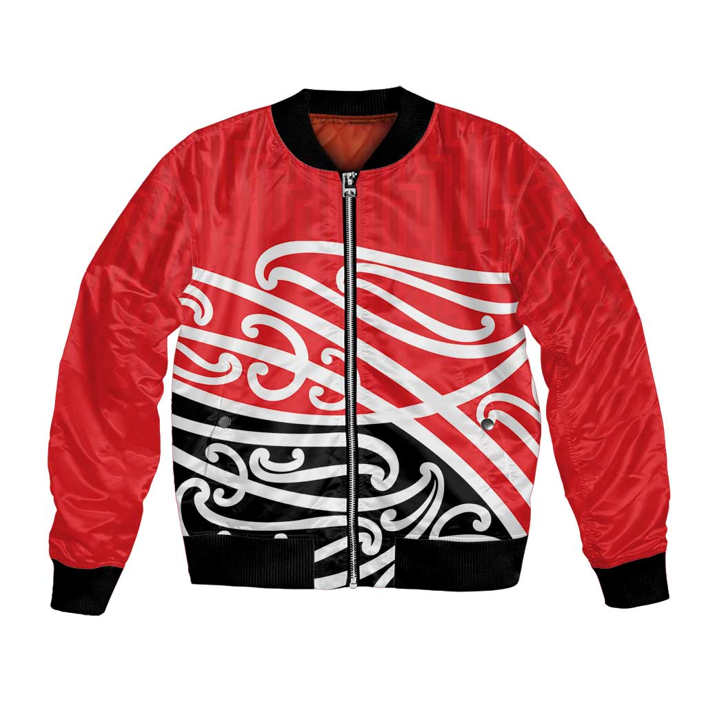 All Red New Zealand Kowhai Ngutukak Bomber Jacket - Polynesian Pride