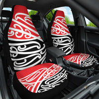 All Red New Zealand Kowhai Ngutukak Car Seat Cover LT9 One Size Red - Polynesian Pride