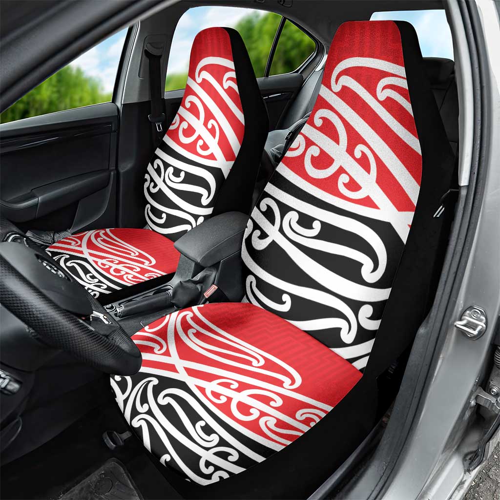 All Red New Zealand Kowhai Ngutukak Car Seat Cover LT9 - Polynesian Pride