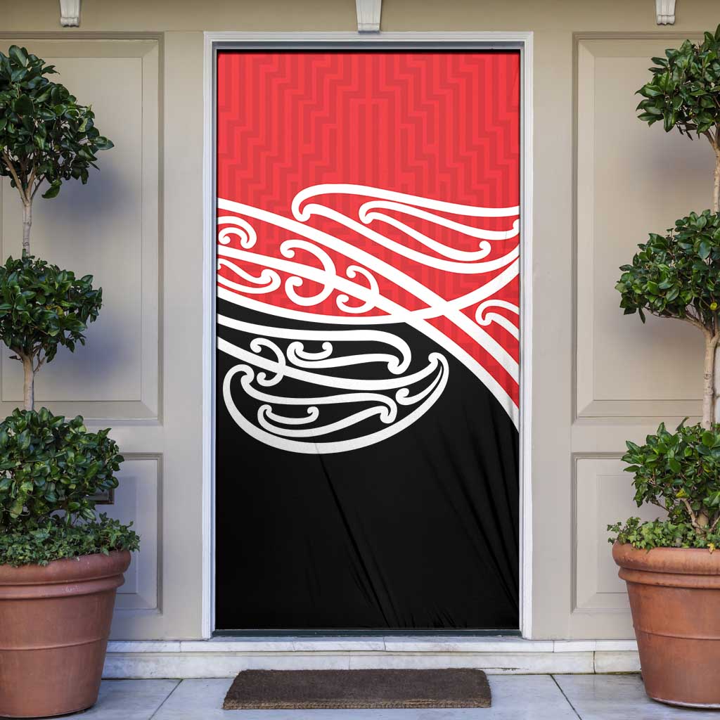 All Red New Zealand Kowhai Ngutukak Door Cover - Polynesian Pride