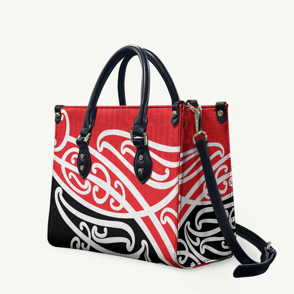 All Red New Zealand Kowhai Ngutukak Leather Bag - Polynesian Pride