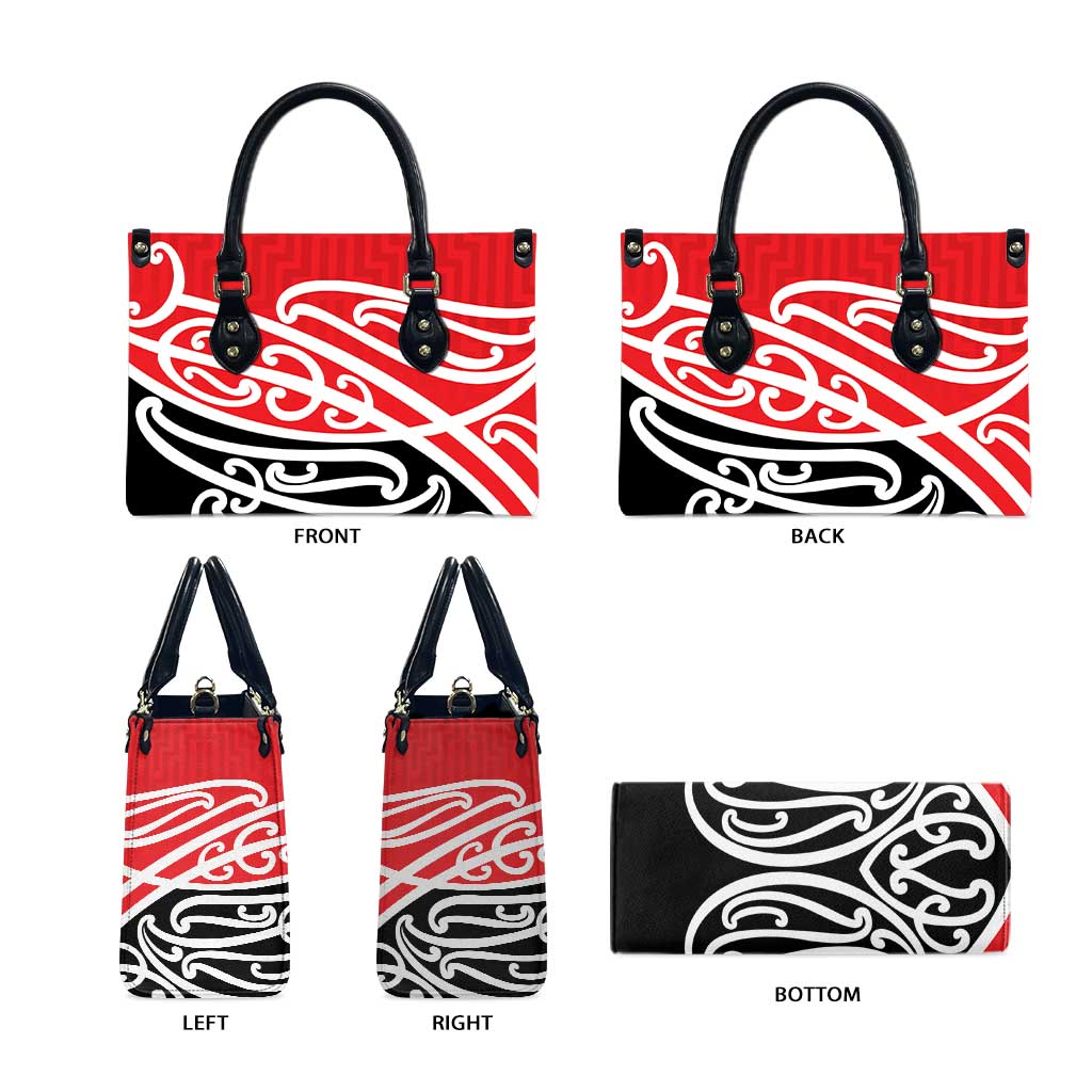 All Red New Zealand Kowhai Ngutukak Leather Bag - Polynesian Pride