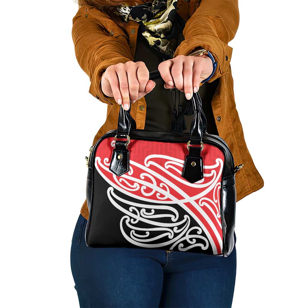 All Red New Zealand Kowhai Ngutukak Shoulder Handbag LT9 One Size Red - Polynesian Pride