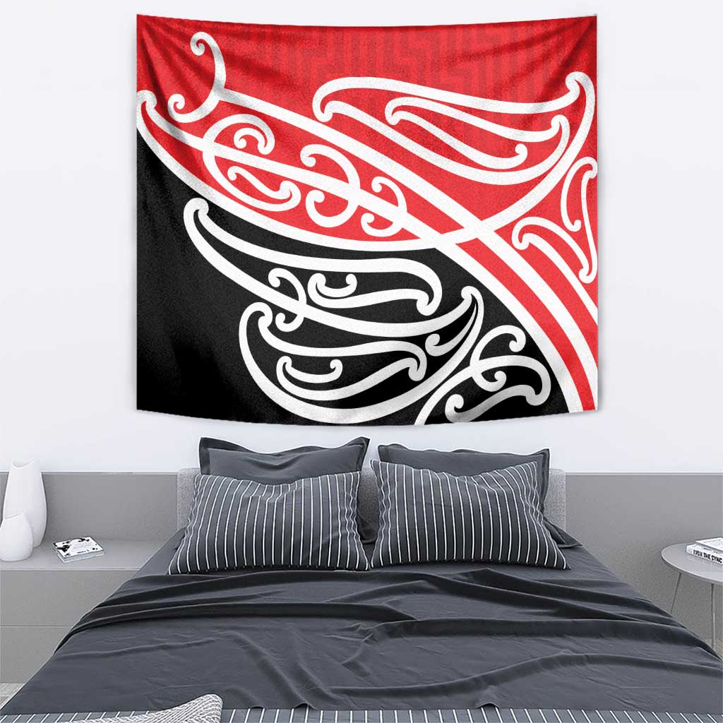 All Red New Zealand Kowhai Ngutukak Tapestry - Polynesian Pride