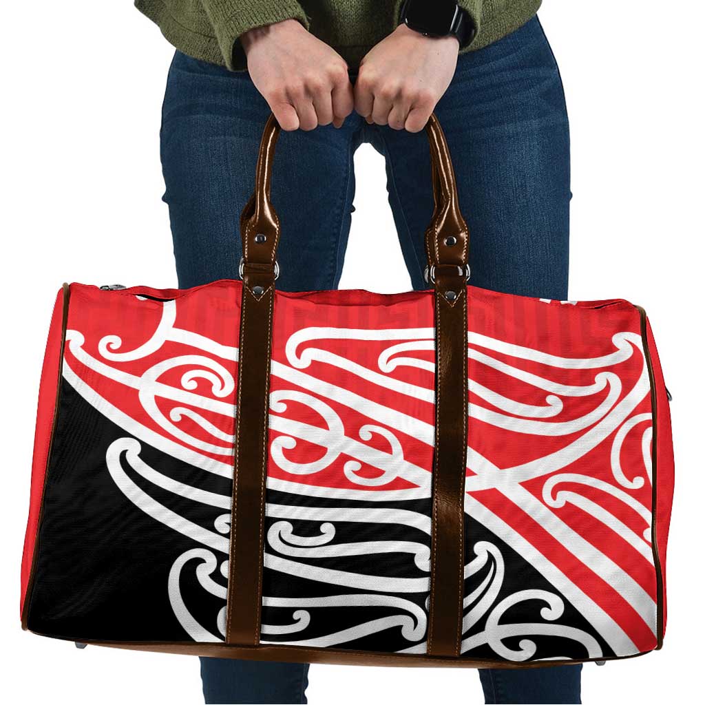 All Red New Zealand Kowhai Ngutukak Travel Bag LT9 Red - Polynesian Pride