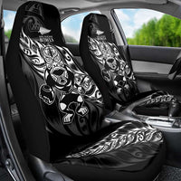 New Zealand Lawn Bowls Tapestry Black Maori Warrior Tribal Silver Fern - Polynesian Pride