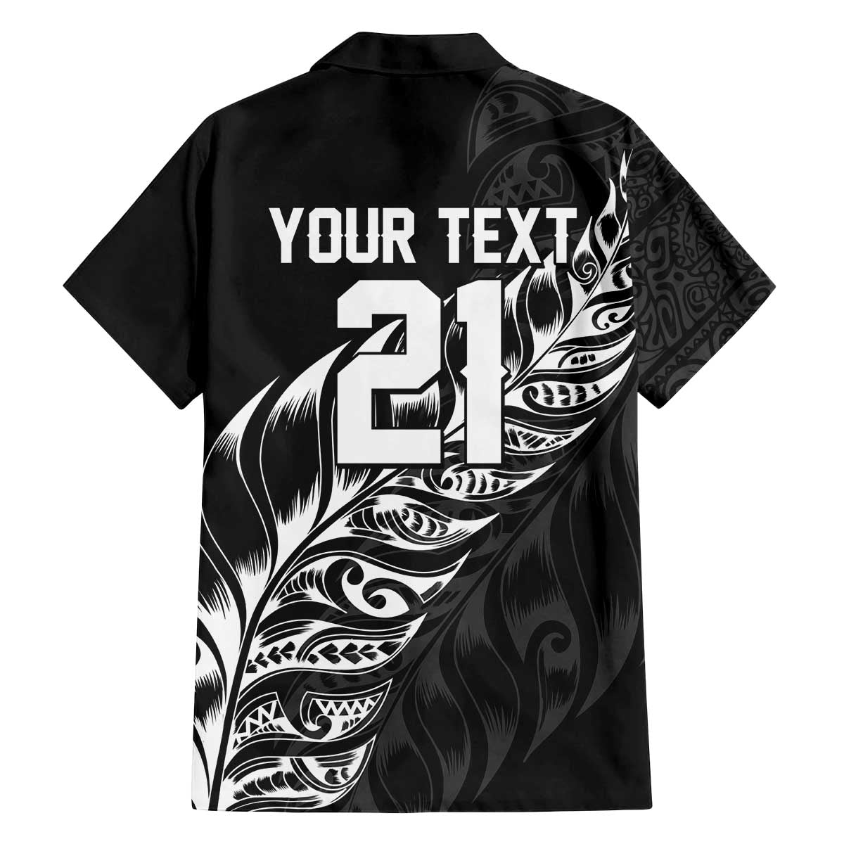 New Zealand Lawn Bowls Custom Family Matching Off The Shoulder Long Sleeve Dress and Hawaiian Shirt Black Maori Warrior Tribal Silver Fern - Polynesian Pride