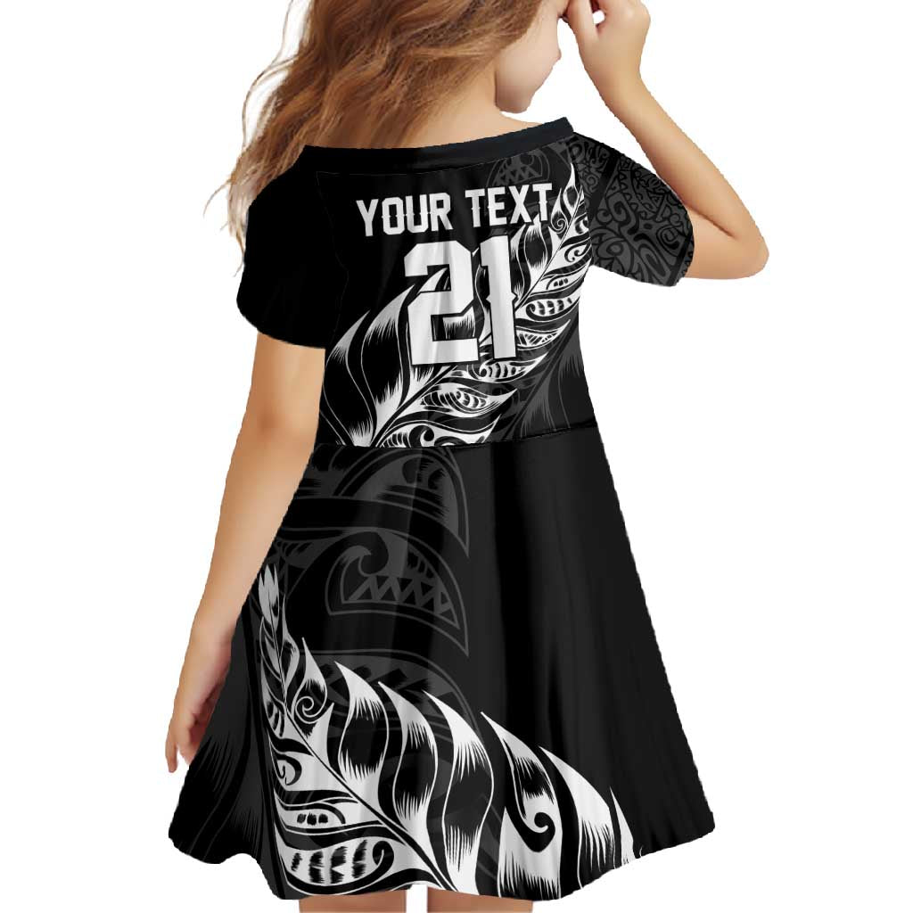 New Zealand Lawn Bowls Custom Family Matching Tank Maxi Dress and Hawaiian Shirt Black Maori Warrior Tribal Silver Fern - Polynesian Pride