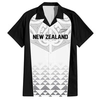 World Football 2026 New Zealand Custom Hawaiian Shirt All White Fern Maori Tribal - Polynesian Pride
