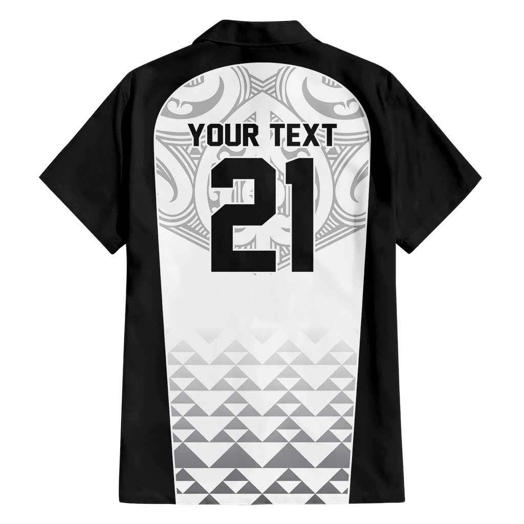 World Football 2026 New Zealand Custom Hawaiian Shirt All White Fern Maori Tribal - Polynesian Pride