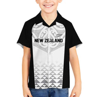 World Football 2026 New Zealand Custom Hawaiian Shirt All White Fern Maori Tribal - Polynesian Pride