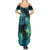 New Zealand Matariki Waiti Family Matching Summer Maxi Dress and Hawaiian Shirt The Beginnings Of Life