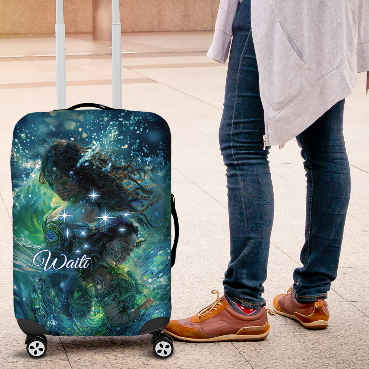 New Zealand Matariki Waiti Luggage Cover The Beginnings Of Life