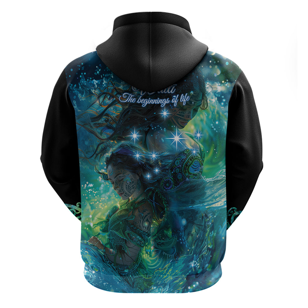 New Zealand Matariki Waiti Zip Hoodie The Beginnings Of Life
