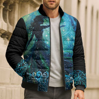 New Zealand Matariki Hiwa-i-te-rangi Bomber Puffer Jacket Titiro ki nga Whetu Wishing Star - Polynesian Pride