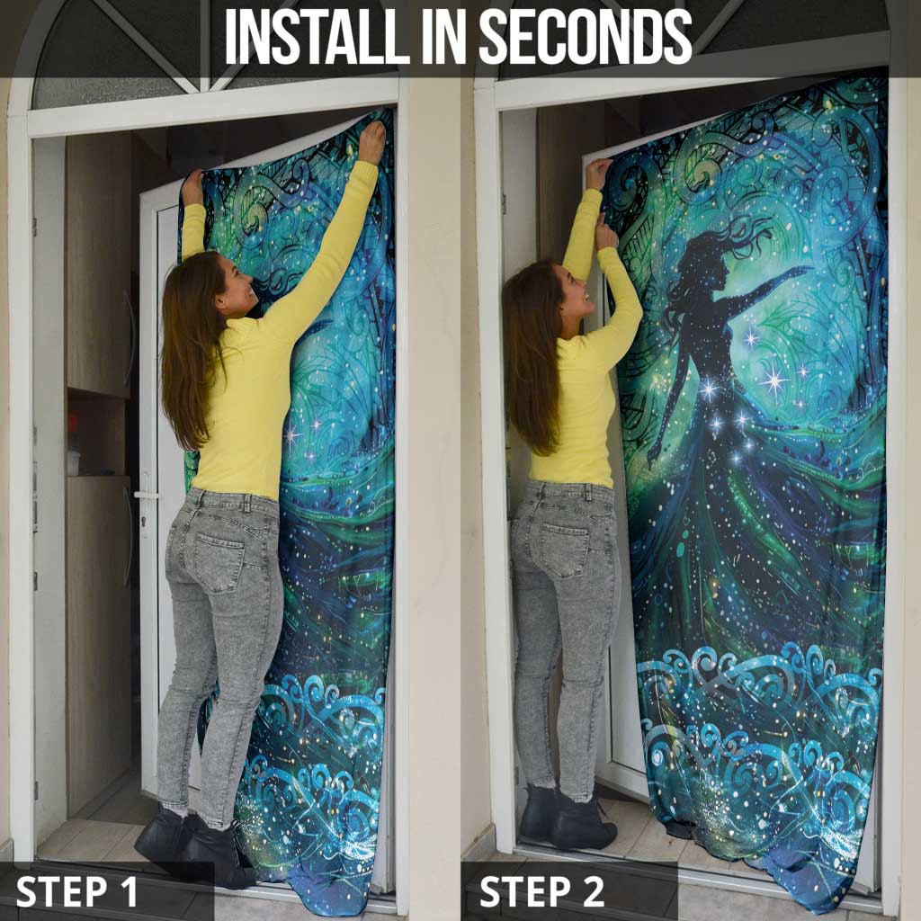 New Zealand Matariki Hiwa-i-te-rangi Door Cover Titiro ki nga Whetu Wishing Star - Polynesian Pride