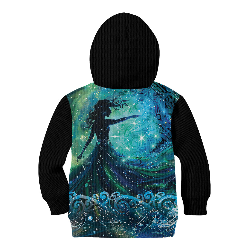 New Zealand Matariki Hiwa-i-te-rangi Kid Hoodie Titiro ki nga Whetu Wishing Star