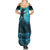 New Zealand Matariki Hiwa-i-te-rangi Summer Maxi Dress Titiro ki nga Whetu Wishing Star
