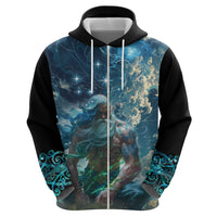 New Zealand Matariki Ururangi Zip Hoodie The Murmur Of The Wind
