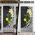 Alo Chiefdom Wallis and Futuna Personalized Door Cover Frangipani Flowers Polynesian Pattern - Polynesian Pride