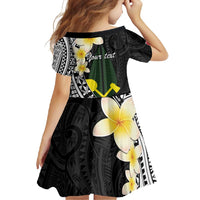 Alo Chiefdom Wallis and Futuna Personalized Family Matching Mermaid Dress and Hawaiian Shirt Frangipani Flowers Polynesian Pattern