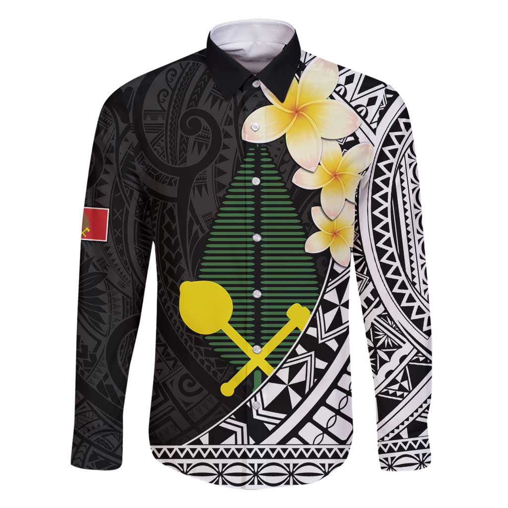 Alo Chiefdom Wallis and Futuna Personalized Family Matching Tank Maxi Dress and Hawaiian Shirt Frangipani Flowers Polynesian Pattern