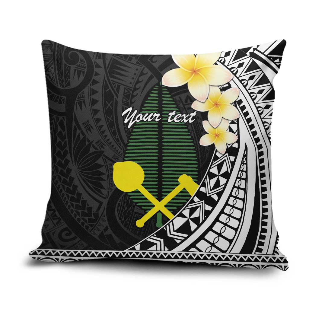 Alo Chiefdom Wallis and Futuna Personalized Pillow Cover Frangipani Flowers Polynesian Pattern - Polynesian Pride