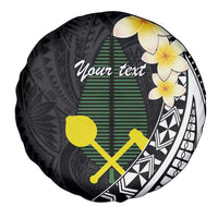 Alo Chiefdom Wallis and Futuna Personalized Spare Tire Cover Frangipani Flowers Polynesian Pattern