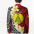 Sigave Chiefdom Wallis and Futuna Personalized Blazer Frangipani Flowers Polynesian Pattern - Polynesian Pride