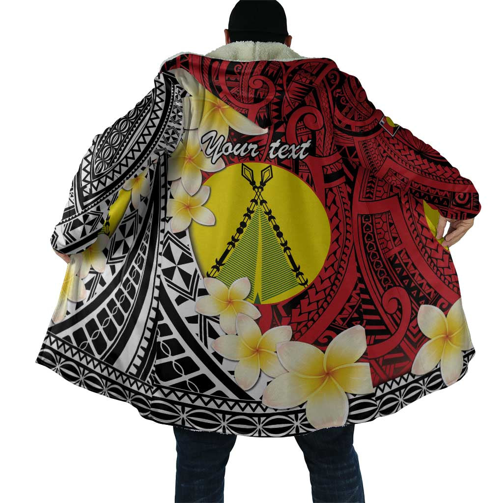 Sigave Chiefdom Wallis and Futuna Personalized Cloak Frangipani Flowers Polynesian Pattern - Polynesian Pride