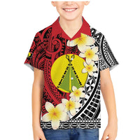 Sigave Chiefdom Wallis and Futuna Personalized Family Matching Mermaid Dress and Hawaiian Shirt Frangipani Flowers Polynesian Pattern