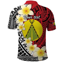 Sigave Chiefdom Wallis and Futuna Personalized Polo Shirt Frangipani Flowers Polynesian Pattern