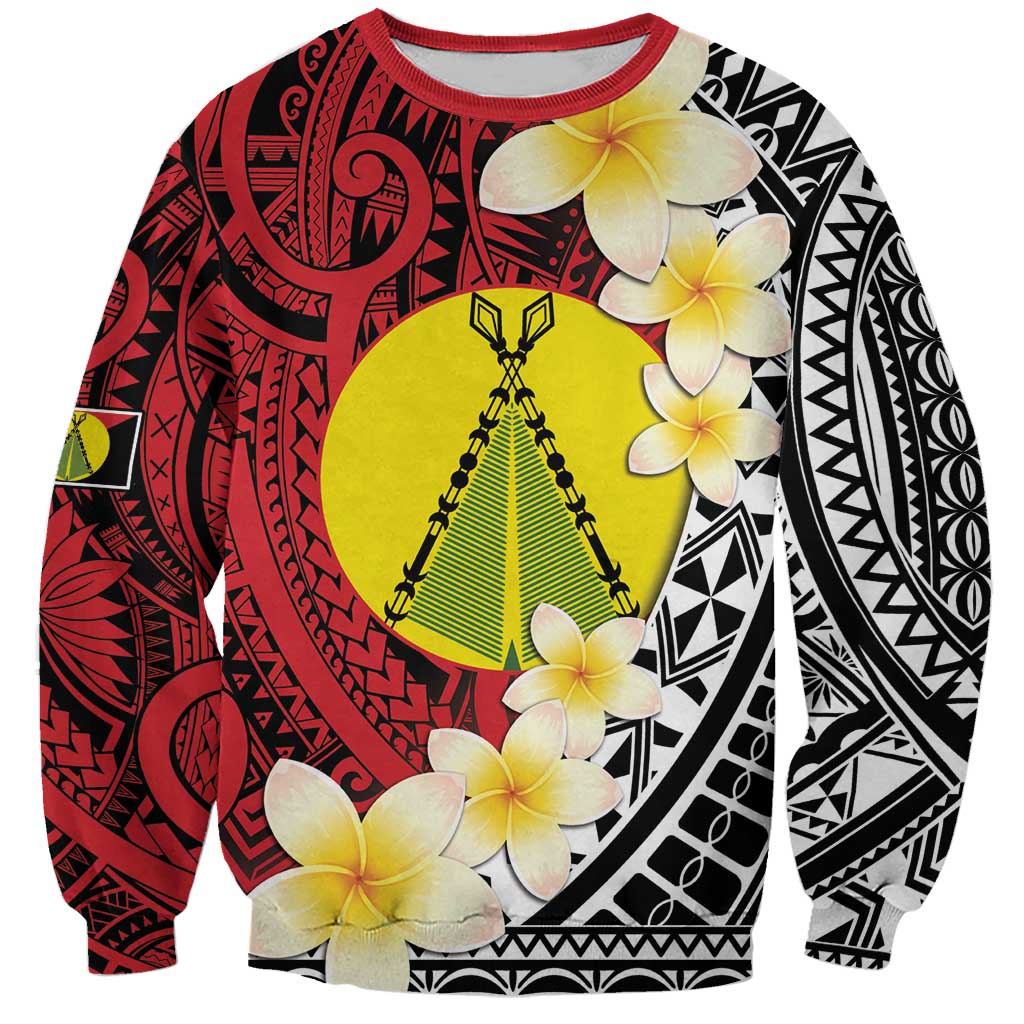 Sigave Chiefdom Wallis and Futuna Personalized Sweatshirt Frangipani Flowers Polynesian Pattern LT9 Unisex Red - Polynesian Pride