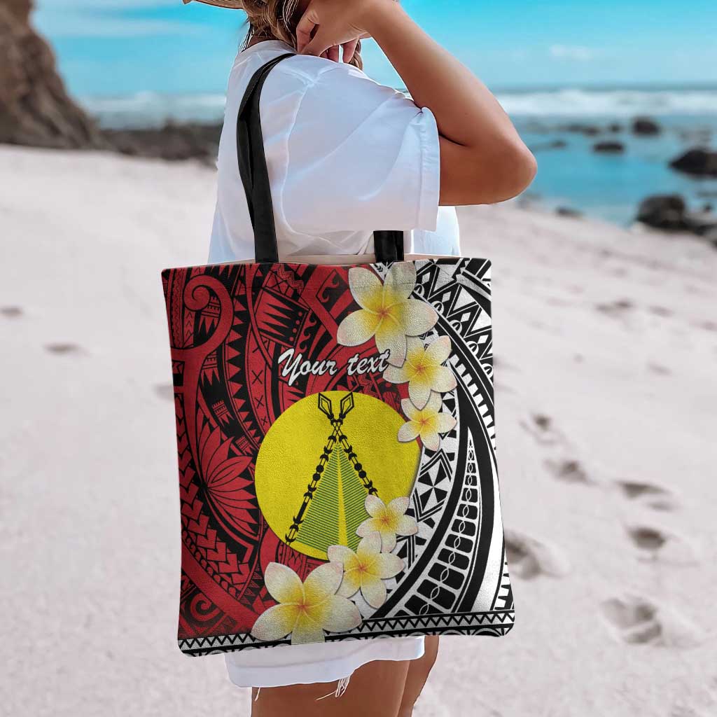 Sigave Chiefdom Wallis and Futuna Personalized Tote Bag Frangipani Flowers Polynesian Pattern - Polynesian Pride