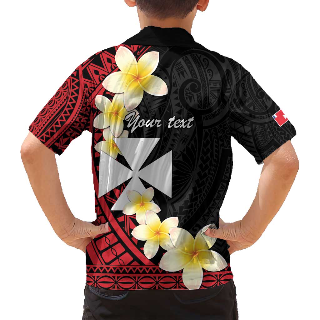 Uvea Chiefdom Wallis and Futuna Personalized Family Matching Tank Maxi Dress and Hawaiian Shirt Frangipani Flowers Polynesian Pattern