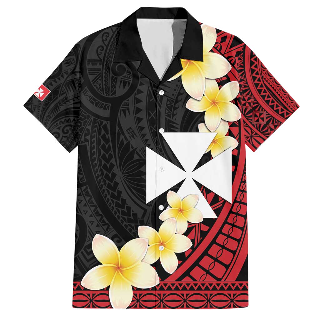 Uvea Chiefdom Wallis and Futuna Personalized Hawaiian Shirt Frangipani Flowers Polynesian Pattern LT9 Red - Polynesian Pride