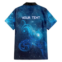 New Zealand Nurses RN Personalised Hawaiian Shirt Galaxy Stethoscope Maori Motif