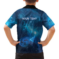 New Zealand Nurses RN Personalised Hawaiian Shirt Galaxy Stethoscope Maori Motif