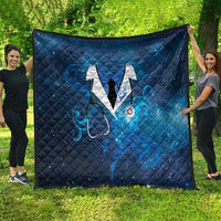 New Zealand Nurses RN Quilt Galaxy Stethoscope Maori Motif