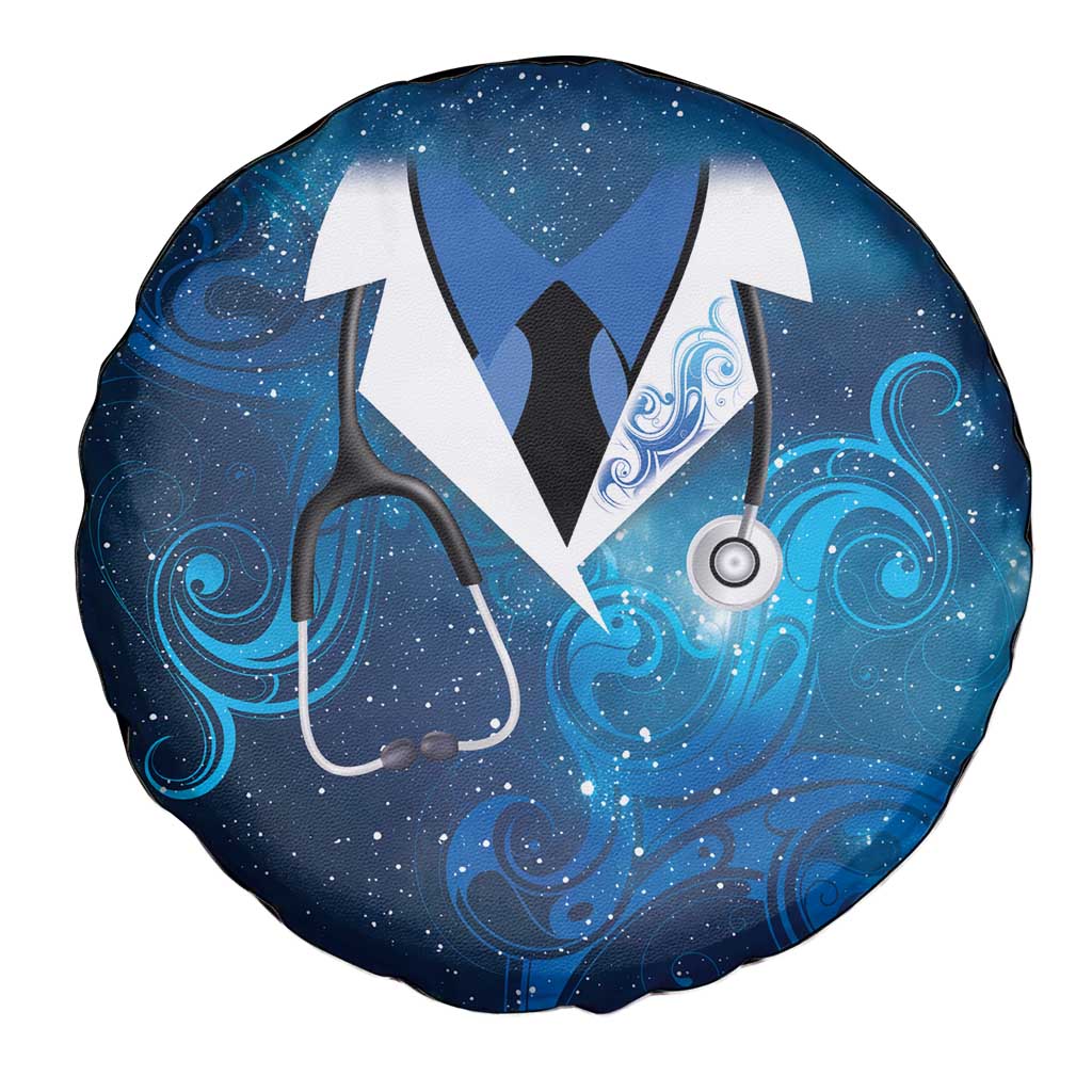 New Zealand Nurses RN Spare Tire Cover Galaxy Stethoscope Maori Motif LT9 - Polynesian Pride