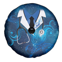 New Zealand Nurses RN Spare Tire Cover Galaxy Stethoscope Maori Motif LT9 - Polynesian Pride