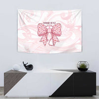 New Zealand Nurses RN Personalised Tapestry Pink Stethoscope Coquette Bow Maori Motif LT9 - Polynesian Pride