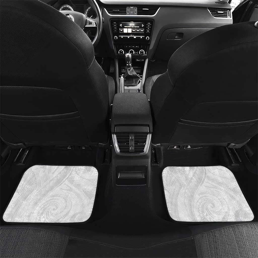 New Zealand Nurses RN Personalised Car Mats Stethoscope Floral Maori Motif