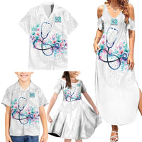 New Zealand Nurses RN Personalised Family Matching Summer Maxi Dress and Hawaiian Shirt Stethoscope Floral Maori Motif