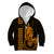 Custom Hawaii Kid Hoodie King Kamehameha - Gold LT9 - Polynesian Pride