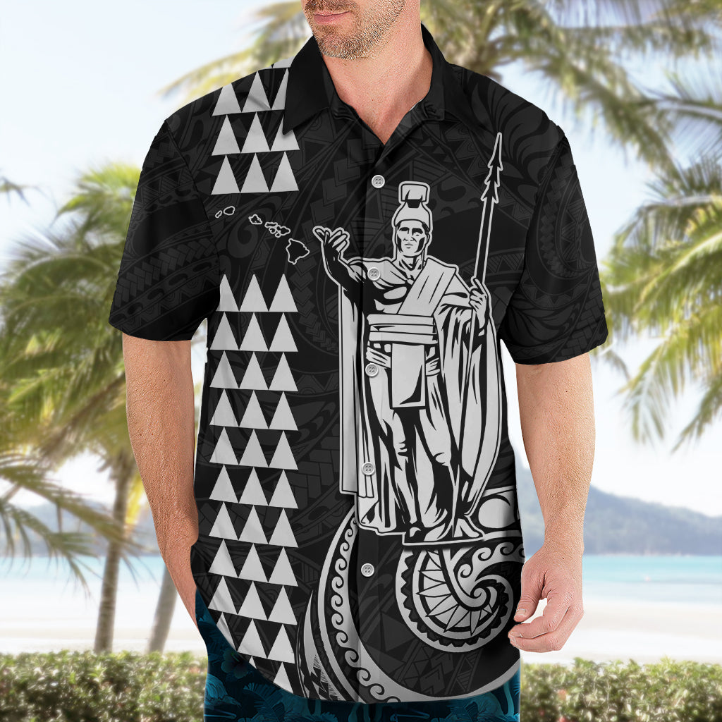Custom Hawaii Hawaiian Shirt King Kamehameha - White LT9 - Polynesian Pride