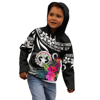 Northern Mariana Islands Kid Hoodie Happy Independence Day LT9 - Polynesian Pride